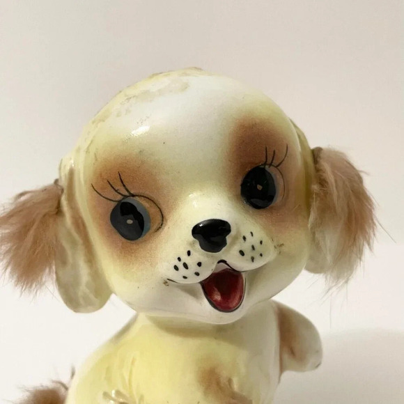 Vintage Dog Coin Bank Made in Japan  5.5 Inch Tall Figurine - Picture 2 of 16